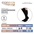 thumbnail image 4 of Calcetines de compresión Copper Fit Moisturizing Energy Plus negros, 4 of 5