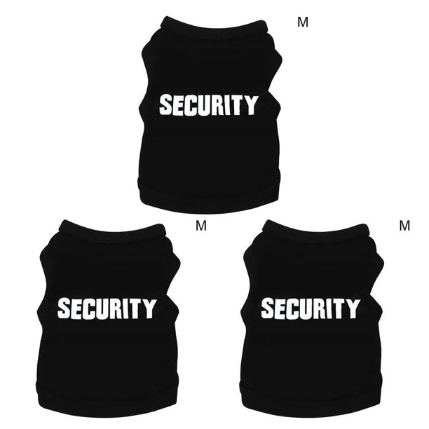 Methold Ropa para mascotas Abrigo de algodón con estampado de animales Ropa de animales sin mangas para interiores al aire libre, M, Negro Type1 NO1 Methold CBP173067