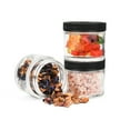 thumbnail image 2 of 2oz Glass Jars With Black Caps - 3.5 Grams - 200 Count, 2 of 8