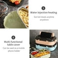 thumbnail image 3 of Reusable LeakProof Bento Box for,Bento Box Adult Lunch Box,BPA Free Leakproof Built in Reusable Spoon,Thermal Insulation Portable Lunch Box, 3 of 8
