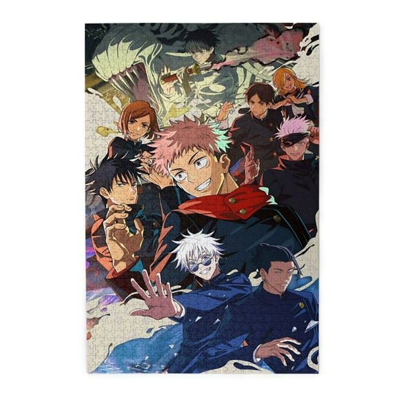 1000-Piece Perfect Puzzle, Jujutsu Kaisen Pattern Picture Puzzle,Personalized Jigsaw Puzzles,Family Fun Puzzle,Gift Puzzle