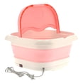 thumbnail image 3 of Foot  Massager, Constant Temperature Foot Bath Massager Collapsible Design Promote Blood Circulation  For Friends Gift For Home Pink,White, 3 of 8