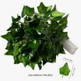 thumbnail image 3 of 1 Pack 196.85in Vines with Fairy Lights Battery Operated, LED Artificial Garland Plant Vine Fairy Light, Hanging Ivy Lights for Bedroom Garden Party Wall Room Decor, 3 of 8