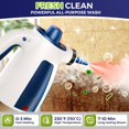 thumbnail image 2 of Limpiador de vapor portátil Likzest 350 ml 230°F 12 accesorios, 2 of 8