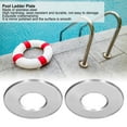 thumbnail image 4 of 2 PCs 1.7 Pool Ladder Escutcheon Plates, Pool Ladder Rings For 1.6 Inground Pool& Ladder Handrail Tubing- Made Of Thickened Stainless Steel, 4 of 8