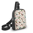 thumbnail image 2 of FOR U DESIGNS Dachshund Sling Bag Doughnut Crossbody Fanny Pack Travel Shoulder Pack PU Leather Chest Daypack for Women Cute Dog Small Crossbody Bag with Adjustable Shoulder Strap, 2 of 7