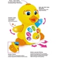 thumbnail image 4 of Juguete interactivo musical aleteando con forma de pato amarillo Yiosion, 4 of 7