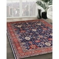 thumbnail image 3 of Ahgly Company Machine Washable Indoor Square Industrial Modern Plum Pie Purple Area Rugs, 8' Square, 3 of 7