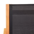 thumbnail image 6 of vidaXL Patio Lounge Chair Garden Chair Solid Wood Eucalyptus and Textilene, 6 of 14