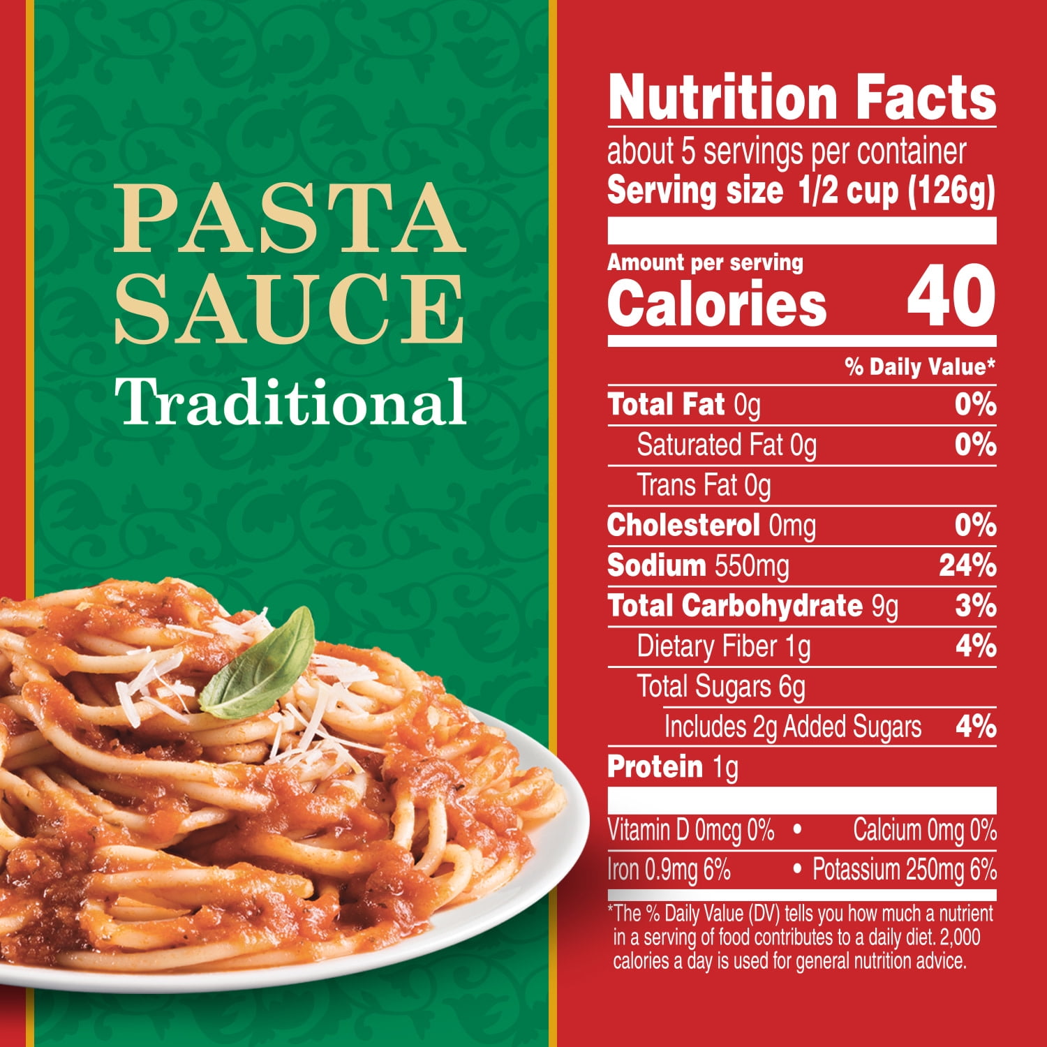 Hunt’s Traditional Pasta Sauce, 24 oz. Can