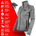 thumbnail image 3 of ActionHeat 5V Women's Battery Heated Sweater Jacket, 3 of 10