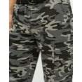 thumbnail image 6 of Ring of Fire Men's Belted 9" and 13" Inseam Twill Cargo Shorts Size 30 to 38 Black Camo-13" Size 36, 6 of 6