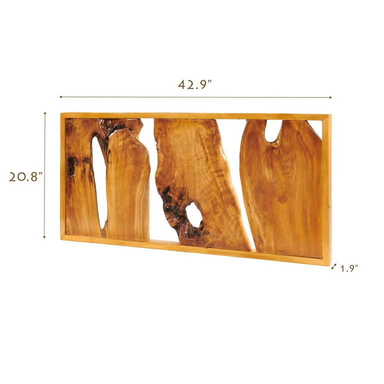 Greenage Cedar Roots Wood Wall Decor Wall Art Ornament, Hanging