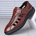 thumbnail image 2 of [Casual Loafers] Summer Casual Men's Loafers - Black, Soft Sole, Round Toe, Hook & Loop Closure, Durable Rubber Sole, Comfortable Walking Shoes|Classic Loafer Style|Rubber Sole Loafer, 2 of 9