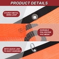 thumbnail image 3 of Uxcell orange Safety Flags for Trucks, 18x18" Warning Safety Flag with Buckle High Visibility 2 Pack, 3 of 7
