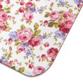 thumbnail image 2 of Microfibre Drying Mat for Kitchen Beautiful Rose Dish Drying Drainer Mat Absorbent Pioneer Drying Mat Washing Up for Glass, Plate & Cup 18inch X 24inch, 2 of 3