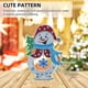 thumbnail image 2 of 5d Diamond Paint Kit Luminous Decoration Diy Christmas Snowman Handmade Shiny Xmas Ornament Gift Handcraft For Christmas Year, 2 of 3