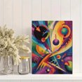 thumbnail image 2 of Geometric Abstract Dog Portrait Canvas Print Wall Decor for Living Room Bedroom Office Apartment Cafe, 2 of 8