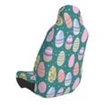 thumbnail image 2 of Wukai Colorful Easter eggs Full Set Car Seat Covers with Soft Padding Universal Auto Front Seats Protector and Cushion Mat, 2 of 5