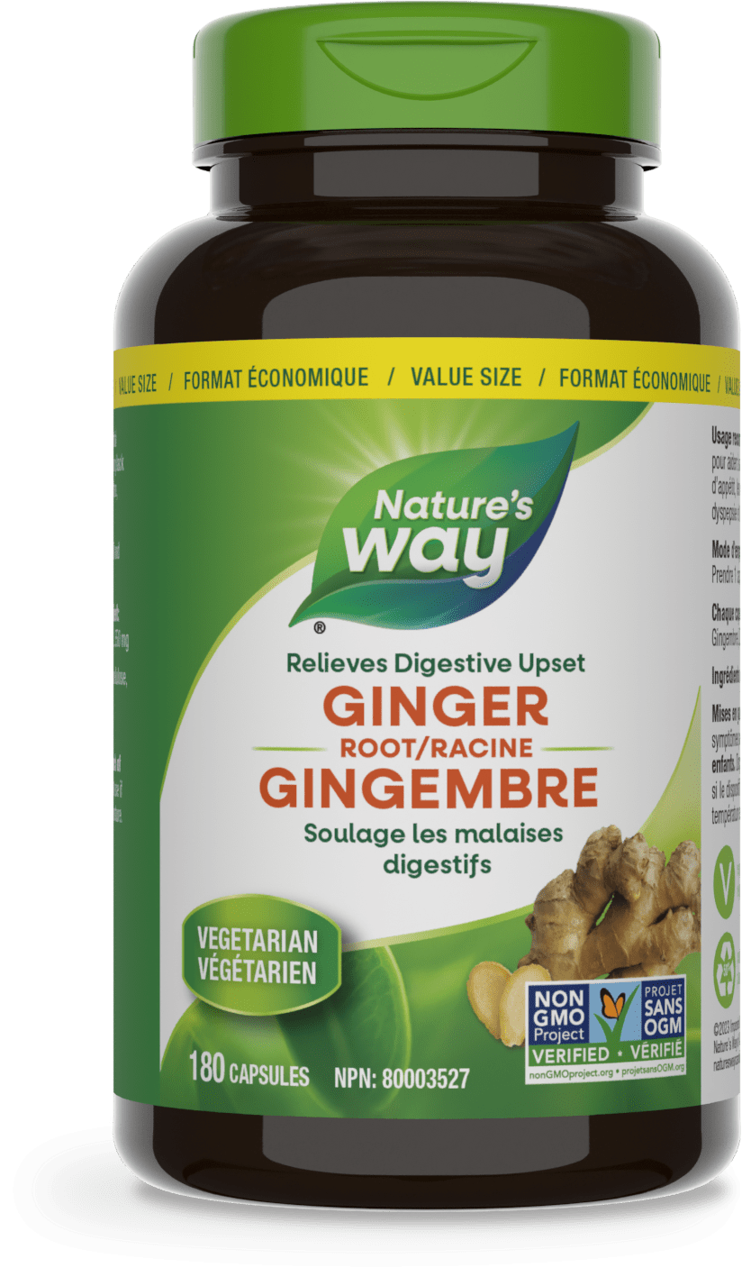 Nature's Way Ginger Root 180 veg Caps - Walmart.ca