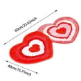 thumbnail image 2 of Throws for Couch Leaving Room Rug Lap Blankets And Throws Rugs for Kids Room Blankets Throw Velour Throw Rug for Room Throw Blanket Pack Soft Shaggy Rug Cute Area Rugs Valentine's Day Heart Shaped, 2 of 3