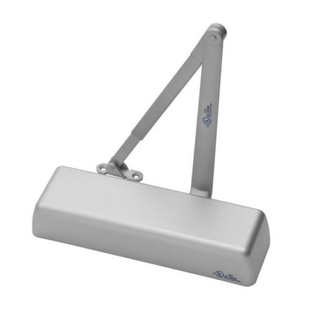 Yale 2701689 Commercial Tri Mount Non Hold Open Door Closer, Aluminum