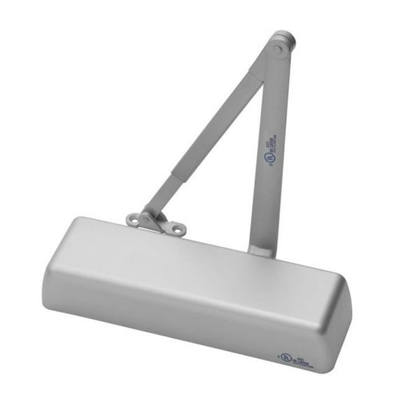 Yale 2701689 Commercial Tri Mount Non Hold Open Door Closer, Aluminum