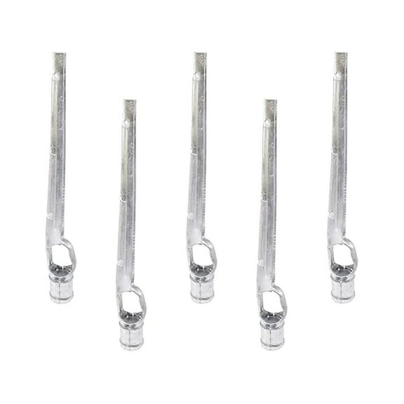 Barb Wire Fence Arms - 1 5/8" Vertical 3-Strand - Chain Link Fence Security - Pack of 5