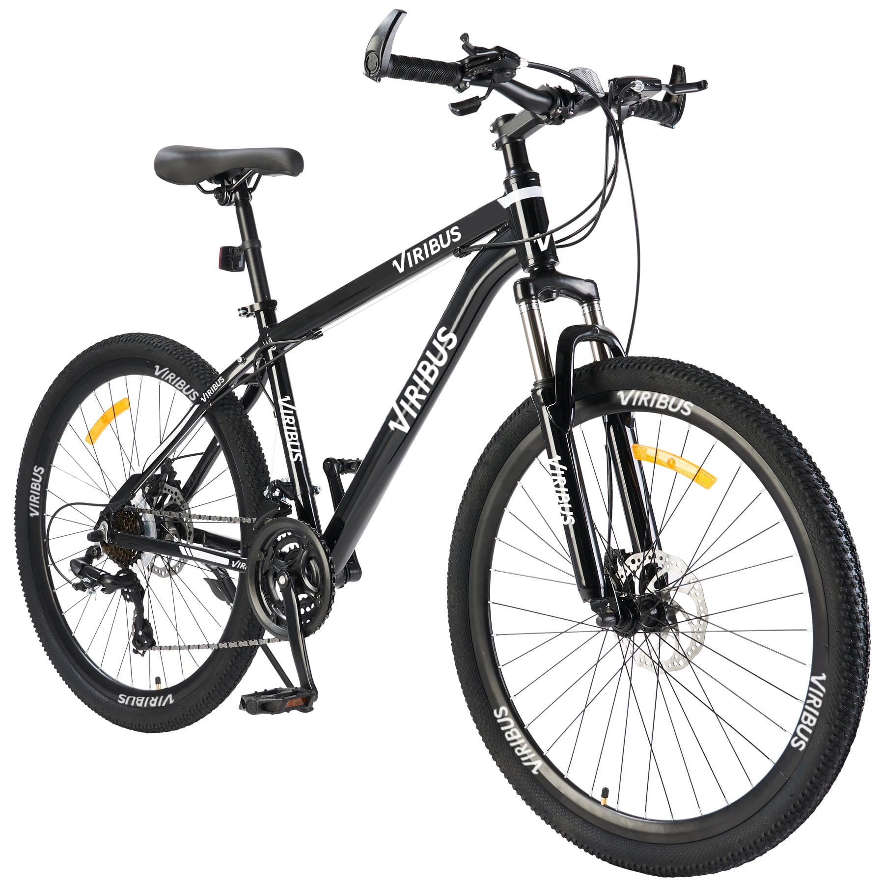 Black 26 Inch Wheels 24 Speeds Men’s Mountain Bike Hardtail