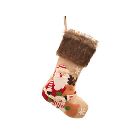 

Fjofpr Clearance Gift Wrap Storage Christmas Decoration Socks Holiday Knitted Colorful Gift Bag Pendant Candy Bag