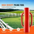 KFFKFF Handheld Post Driver, 2.7 in Diameter for T Posts, 14LB Carbon ...