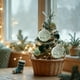 thumbnail image 5 of Bolas navideñas flocadas para decoración navideña. Se pueden usar varios estilos de adornos para árboles de Navidad para otras fiestas., 5 of 6