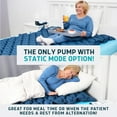 thumbnail image 6 of Lunderg Queen Size Alternating Air Pressure Mattress Pad with Static Mode - Comfortable Bed Sore Prevention - Includes Waterproof Mattress Topper 52" x 75" & Quiet Pump - Recommended by Doctors, 6 of 12