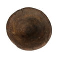 thumbnail image 2 of Benjara BM216539 Antique Style Wooden Bowl with Textured Details, Dark Brown - 5 x 10.5 x 10.5 in., 2 of 3