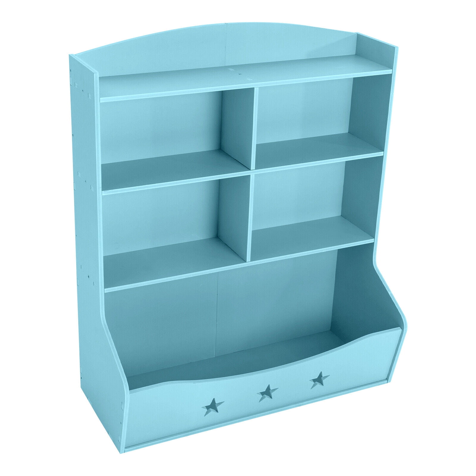 Kids Bin Toy Storage Box Bookcase Organizer Shelf Playroom Bookshelves Blue 30.12*13.39*36.61in