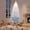 Blue, variant on Eastvita 4ft 6in Prelit Pink Gradient Snow Flocked Pencil Christmas Tree - Holiday Decoration with 100 Dual Color LED Lights/320 Branch Tips/Metal Stand