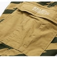thumbnail image 7 of Xihbxyly Mens Shorts Cargo Shorts for Men, Cargo Shorts for Men Stretch Waist Cotton Hiking Short Casual Solid Zipper Button Pockets Cropped Cargo Shorts, 7 of 7