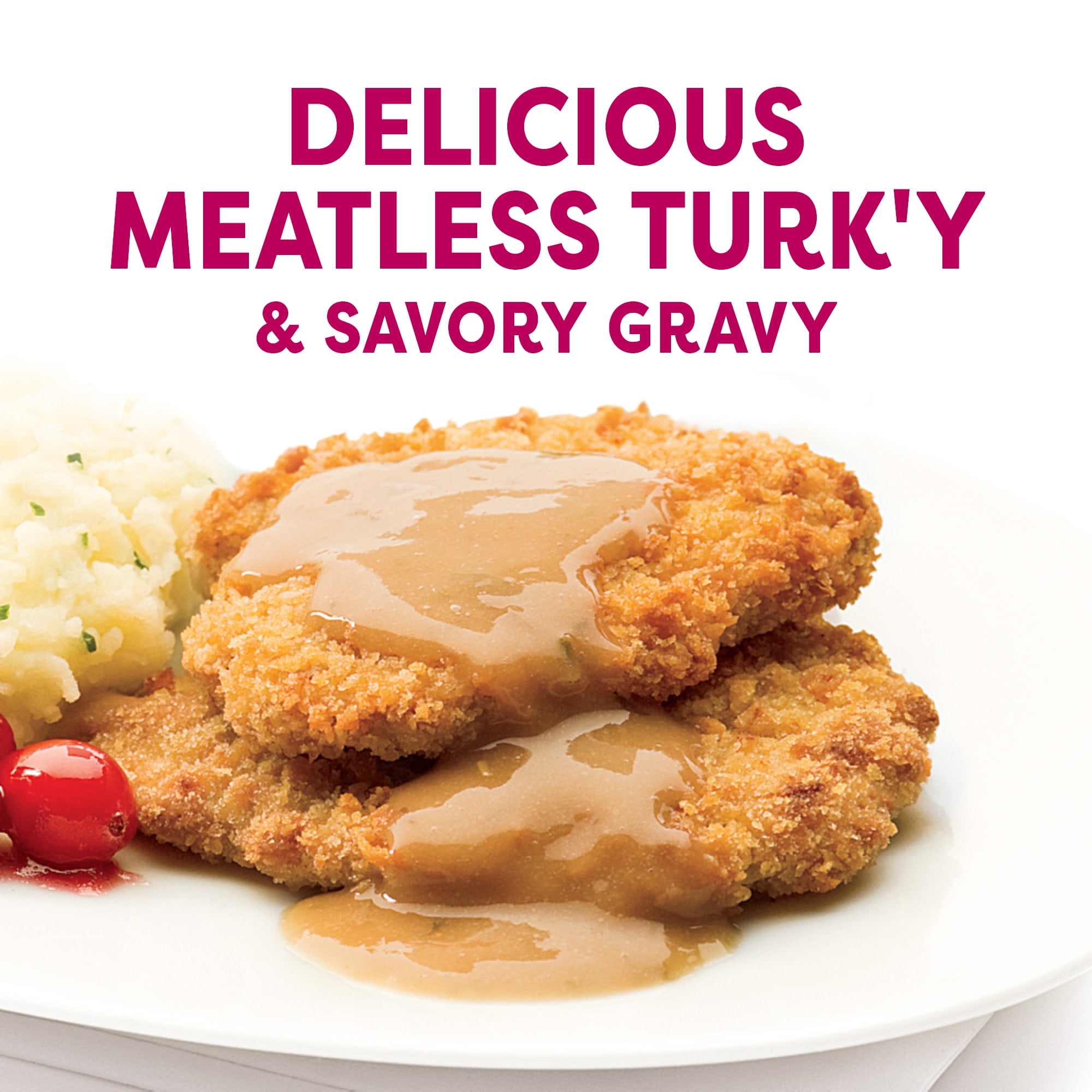 Gardein Plant-Based Lightly Breaded Turk'y Cutlets, Vegan, Frozen Meat Alternative, 12.3 oz.