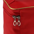 thumbnail image 4 of Bolso de Maquillaje para Mujer Soporte de Almacenamiento de Artículos de Tocador Organzier Pouch Zip - Rosa, Como Se Describe rojo Sunnimix Maletín de maquillaje, 4 of 8
