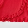 thumbnail image 5 of fatyb Toddler Girls Cardigan Sweater Long Sleeve Cropped Cover up Ruffle Girls Button Closure Jacket, 5 of 6