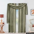 thumbnail image 5 of Woven Trends Ombre Curtains, Valances for Windows, Luxurious Scarf Valance, Voile Semi-Sheer Window Curtains, Livingroom, Bedroom or Kitchen, 144" x 50" Extra Long Scarf, Green, 5 of 7