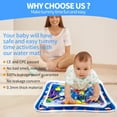 thumbnail image 3 of Inflatable Tummy Time Mat,BUSATIA Premium Baby Water Play Mat for Infants and Toddlers Baby Toys for 3 to 24 Months,Fun Activity Center Play Mat Gift for Boy & Girl Early Sensory, 3 of 7