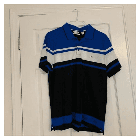 Calvin Klein Men's Supima Cotton Polo Shirt, Multi, Sm