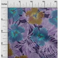 thumbnail image 2 of oneOone Cotton Jersey Purple2 Fabric Tropical Hibiscus Floral Fabric For Sewing Printed Craft Fabric By The Yard 58 Inch Wide, 2 of 4