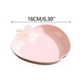 thumbnail image 3 of Yardvibe Wheat Straw Plates, 6.3" Apple-Shape Pink Lightweight Durable Dinner Dishes Plates Set, Fruit Dish, Side Dish Plate, Home Storage Plate, 3 of 8