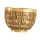 thumbnail image 4 of Cuenco del tesoro de latón Feng Shui, figura de prosperidad para la tienda del Festival de Primavera Fu, 4 of 9