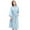 Blue, variant on Lightweight Long Waffle Kimono Spa Robe for Women, M-XL