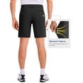 thumbnail image 2 of PULI Men’s Golf Shorts 9" Inseam Stretch Water-Resistant Quick Dry 5 Pockets Casual Travel Hiking, 2 of 7