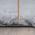 thumbnail image 4 of Contemporary 5x8 Area Rug Shag Thick (5'3'' x 7'3'') Diamond Silver, White Living Room Easy to Clean, 4 of 8