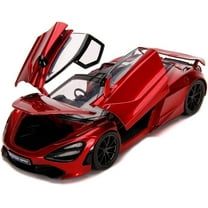 McLaren 720S RHD (Right Hand Drive) Candy Red with Black Top "Hyper-Spec" Series 1/24 Diecast Model Car by Jada